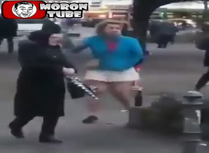 Video :When a transgender tries to take off a Muslim woman's veil, things go wrong for him